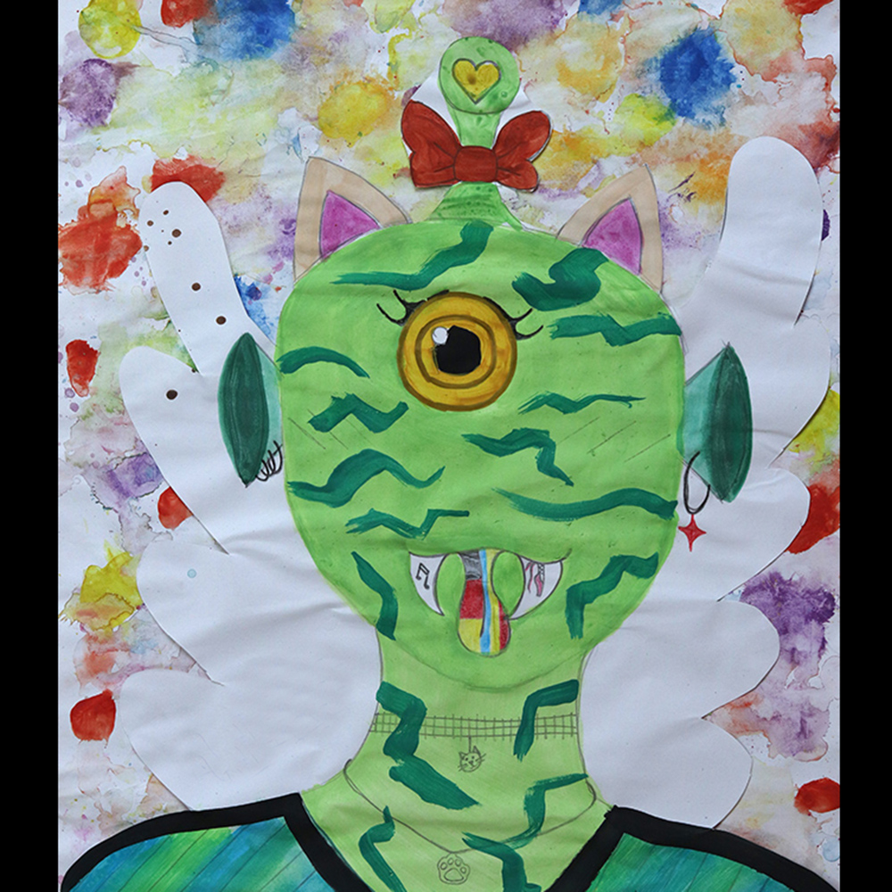 Monsterarbeit aus der Klasse 5d