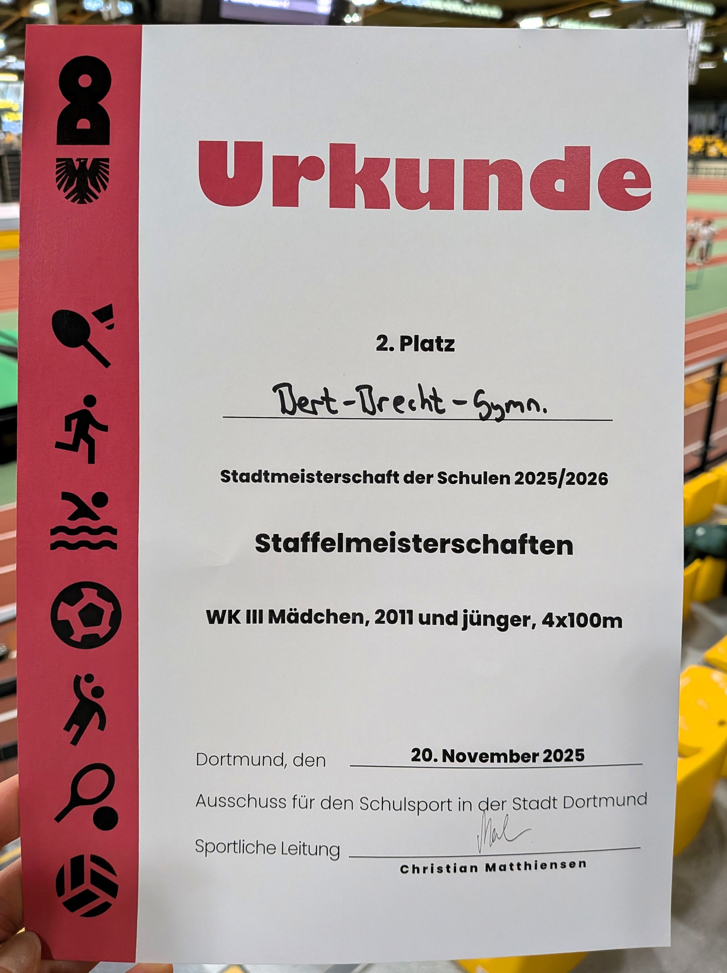 Staffel BBG Mädchen Vizemeisterinnen 5